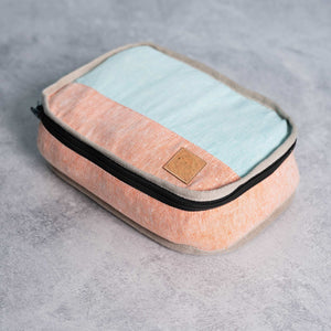 organic linen packing travel cubes