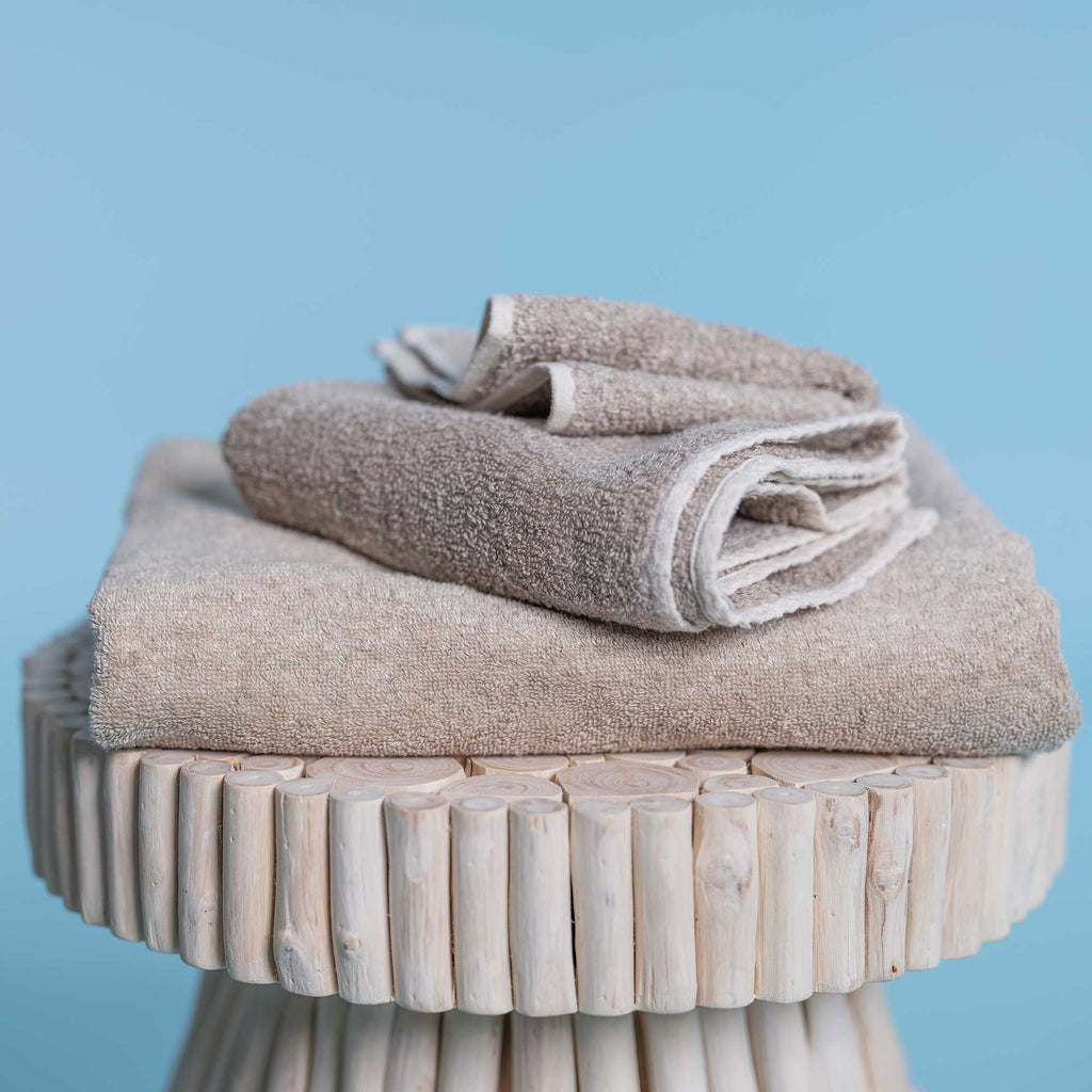 organic linen bath towel