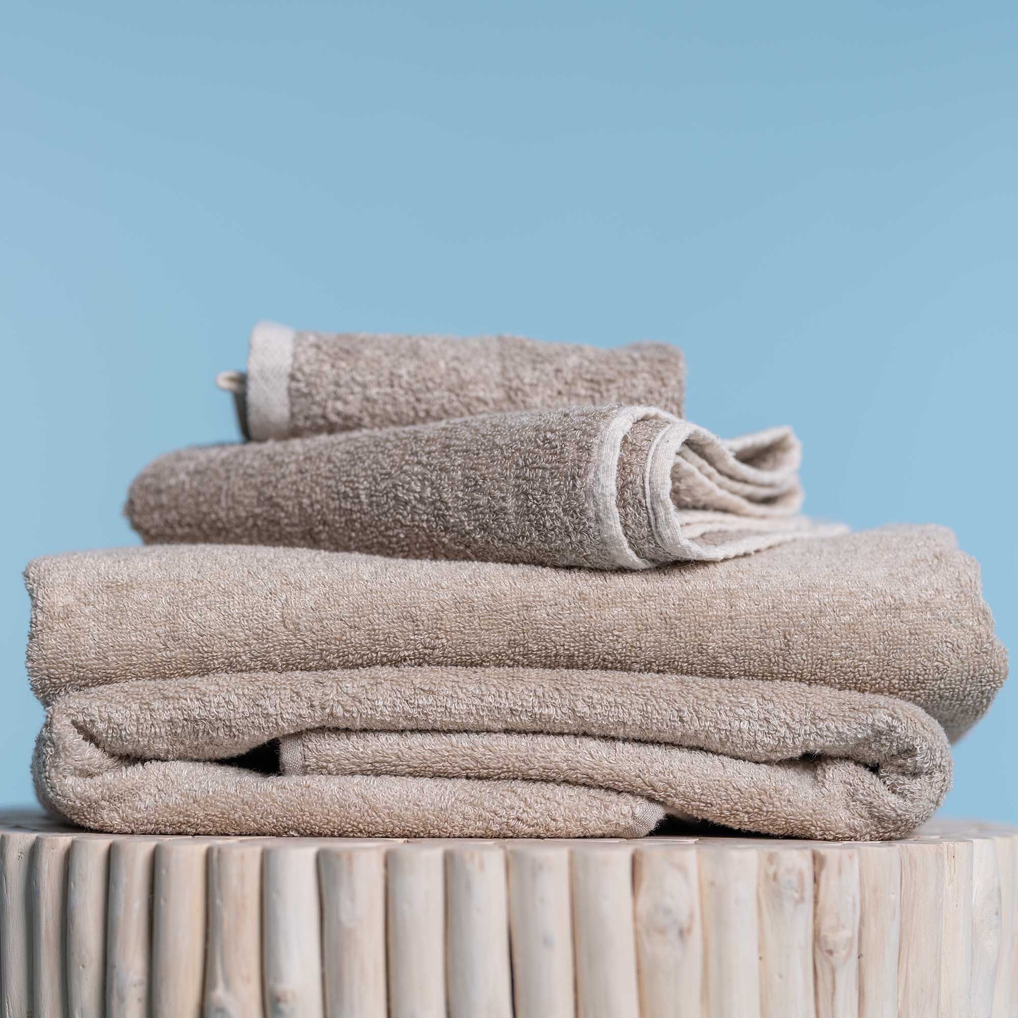 Organic Linen Terry Towels (Exfoliant; Chemical-free, Plastic-Free ...