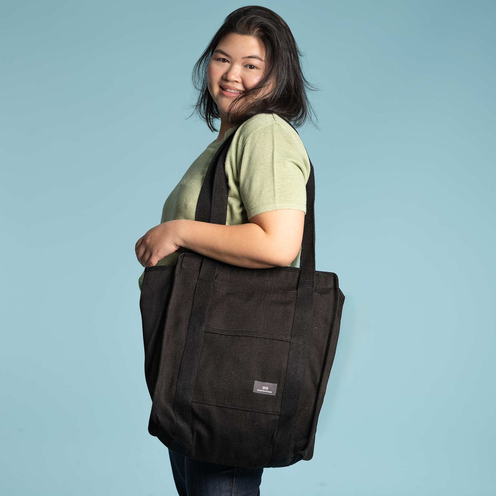 Oversized 100% Hemp Shopping Bag – Rawganique