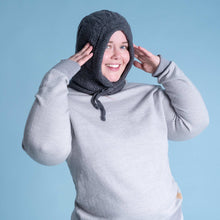 Load image into Gallery viewer, organic merino hoodie hat