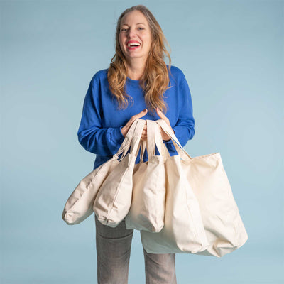 organic cotton shopping bags chemical-free