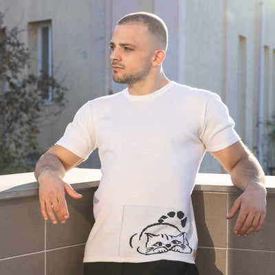 100% organic merino wool t-shirt