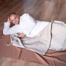 Load image into Gallery viewer, organic linen sleeping bag