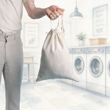 Load image into Gallery viewer, WATERSTONE 100% Organic Hemp Mesh Laundry Net Garment Protection Bag (OC Thread, Dye-free, No Polyester, No Plastic, No Synthetics) (100% Biodegradable)