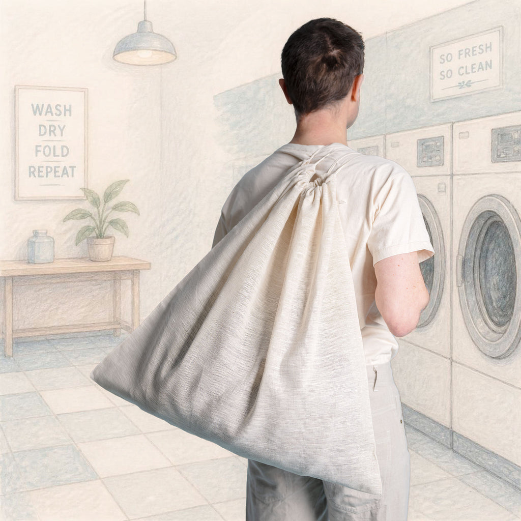 hemp laundry mesh bag plastic-free