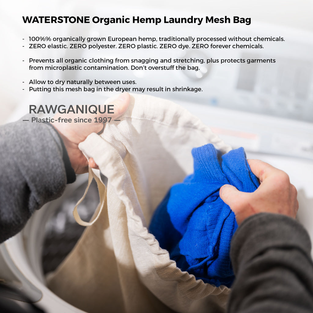 100% hemp laundry mesh net bag