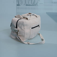 Load image into Gallery viewer, hemp duffel overnight bag