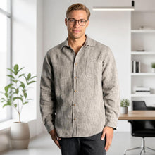 Load image into Gallery viewer, 100% natural organic linen dress shirt