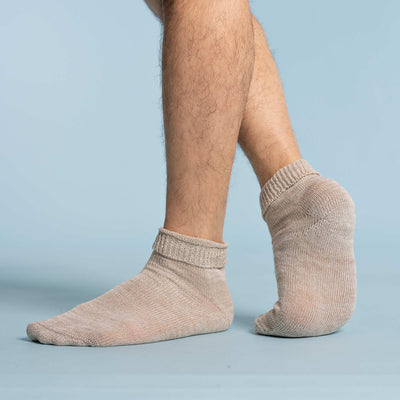 organic linen socks elastic-free