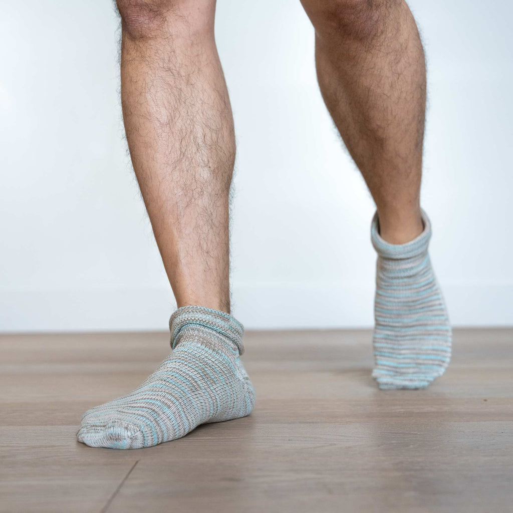 elastic-free flax linen socks latex-free