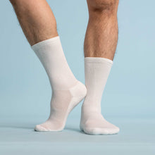 Load image into Gallery viewer, organic cotton tennis socks made in usa