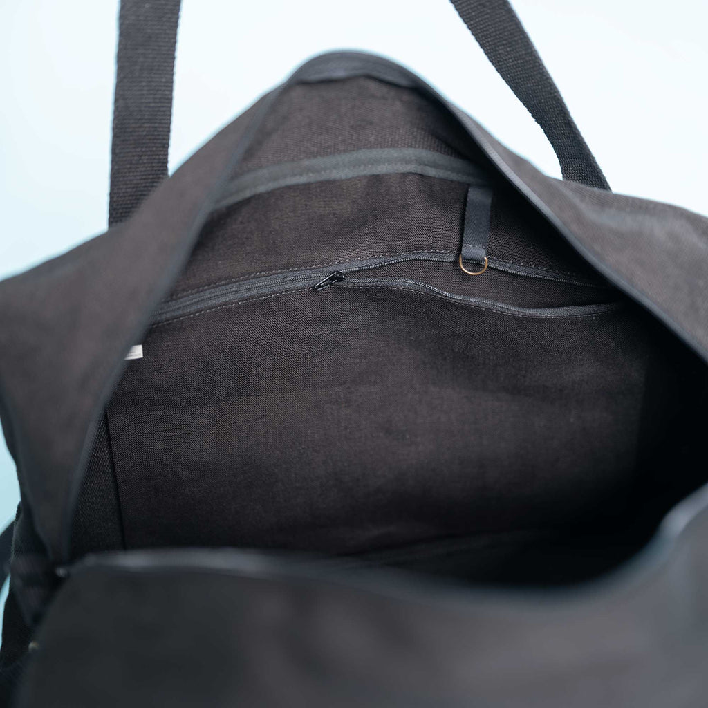 hemp duffel bag