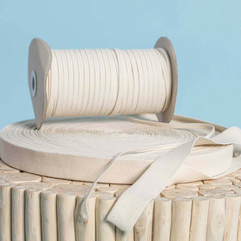 Organic Elastic Spool (50% Organic Cotton, 50% Organic Natural Rubber)