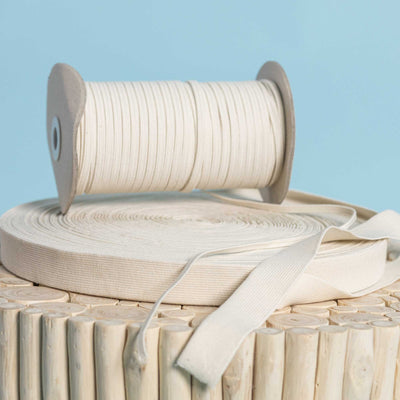 Organic Elastic Spool (50% Organic Cotton, 50% Organic Natural Rubber)