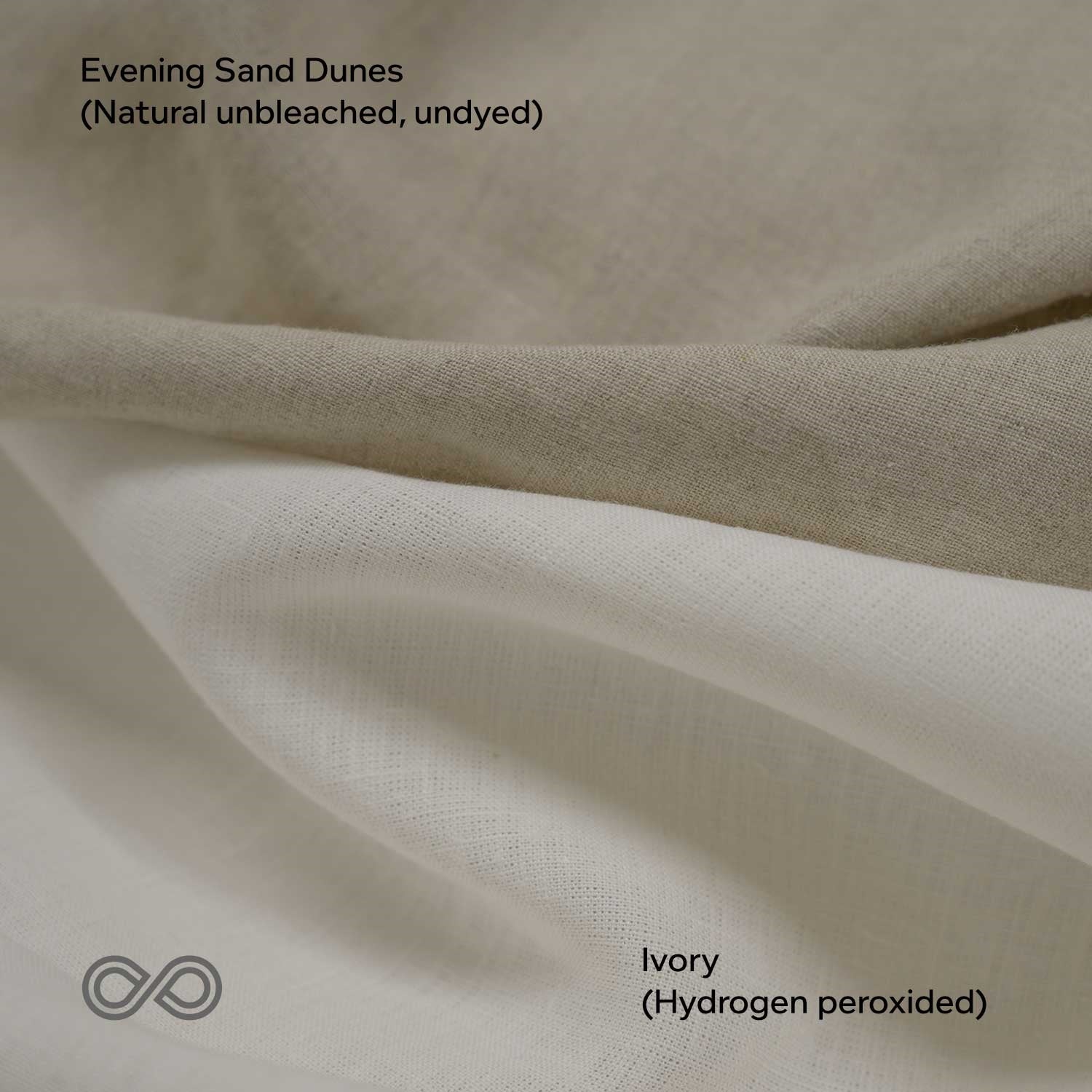 Organic Fine Linen Fabric 118" Wide For Sheets Clothing by Rawganique Organic Fine Linen Fabric 118" Wide For Sheets Clothing by Rawganique