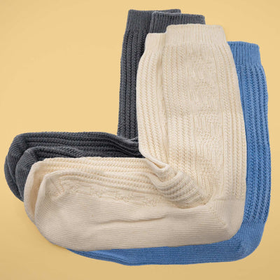 organic cotton knit socks