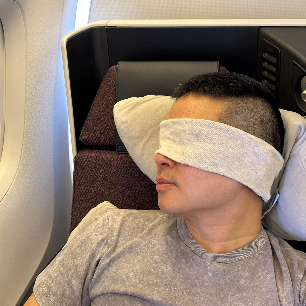 VERONA Elastic-Free 100% Hemp Knit Eyeshade / Headband / Ear Warmer / Neck Warmer (Plastic-Free) (OC Thread) (Handmade in USA) (100% Biodegradable)