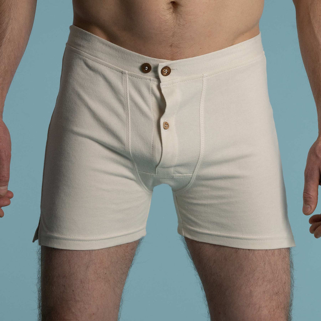 elastic-free organic cotton boxers