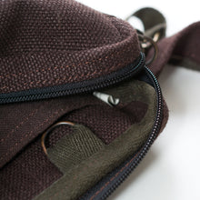 Load image into Gallery viewer, AROUND-THE-WORLD 3-in-1 Convertible Hemp Waist Pouch (9x5x2&quot;)