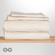 Load image into Gallery viewer, Organic Cotton Percale Sheets Pillowcases Duvet Covers (USA)