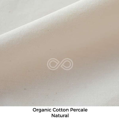 Organic Cotton Percale Sheets Pillowcases Duvet Covers (Grown & Made USA) (Discontinued)