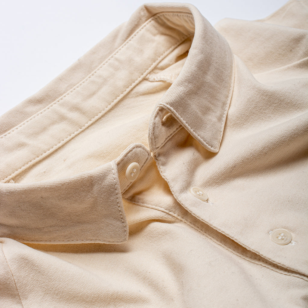 organic cotton long sleeve polo shirt