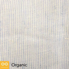 Load image into Gallery viewer, 5.75oz 100% Organic Hemp Fabric By The Yard (Blue Pinstripes)