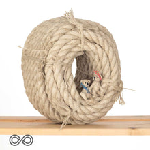 Load image into Gallery viewer, 16mm Hemp Rope (0.64&quot;) (3kg Roll)