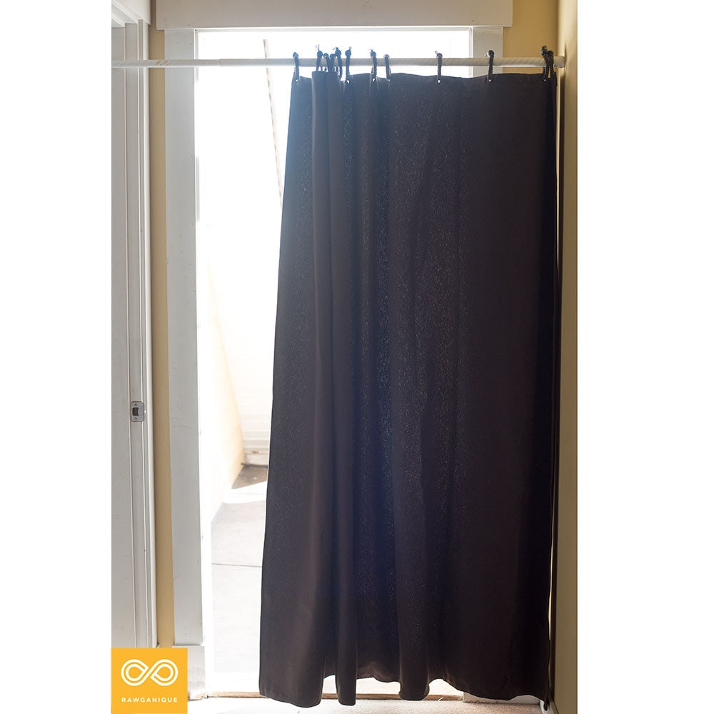 Certified Organic Cotton Shower Curtain by Rawganique since 1997. Eco