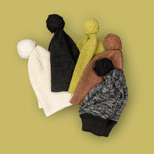 Load image into Gallery viewer, 100% hemp beanie with pompom