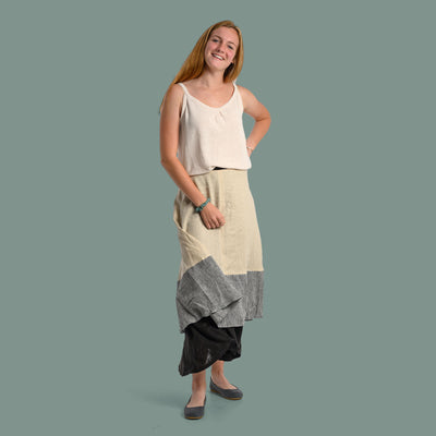 linen skirt