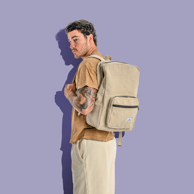 100% hemp backpack