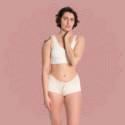 organic cotton bra