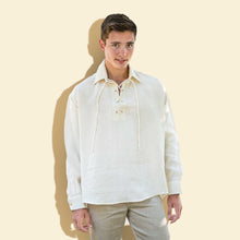 Load image into Gallery viewer, hemp pirate shirt