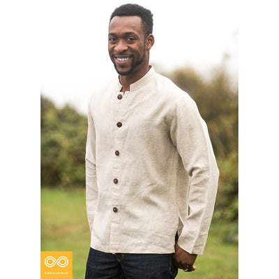 MICHELANGELO 100% Organic Linen Shirt (Unisex) (Closeout - Final Sale)