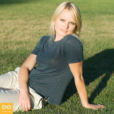 ISABELLE 100% Organic Hemp Knit Tee (Closeout - Final Sale) (99.99%-100% Biodegradable)