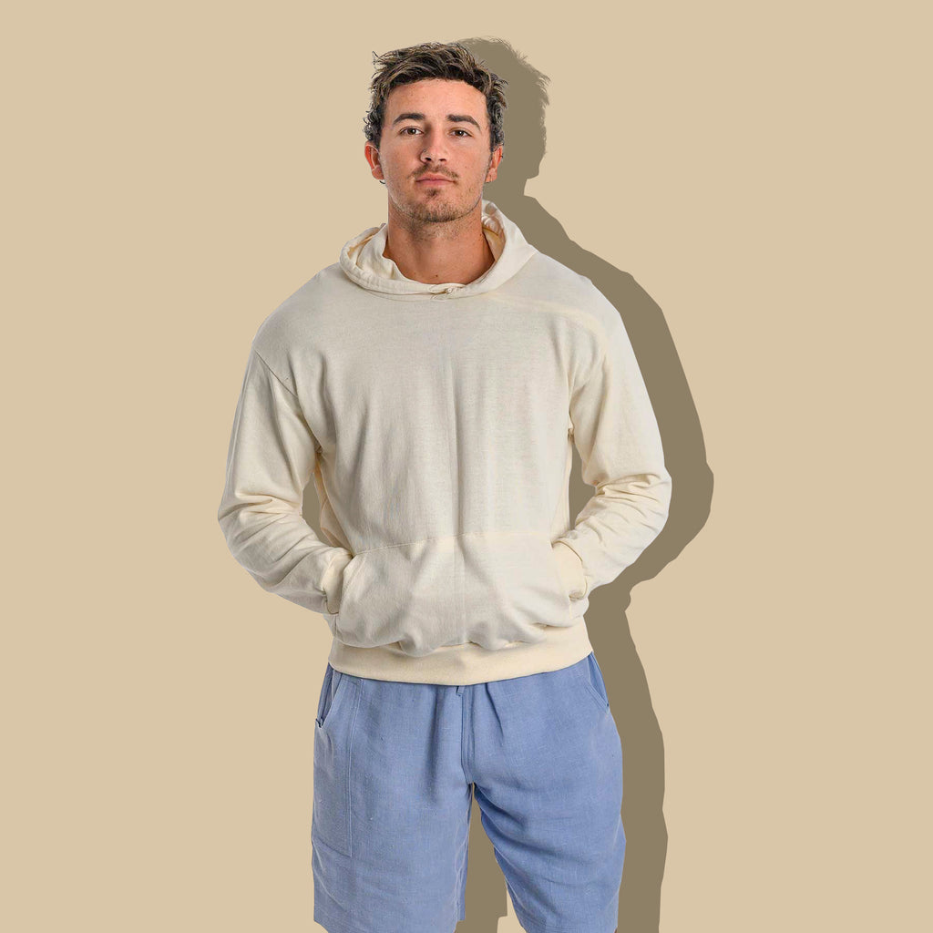 organic cotton hoodie made in usa