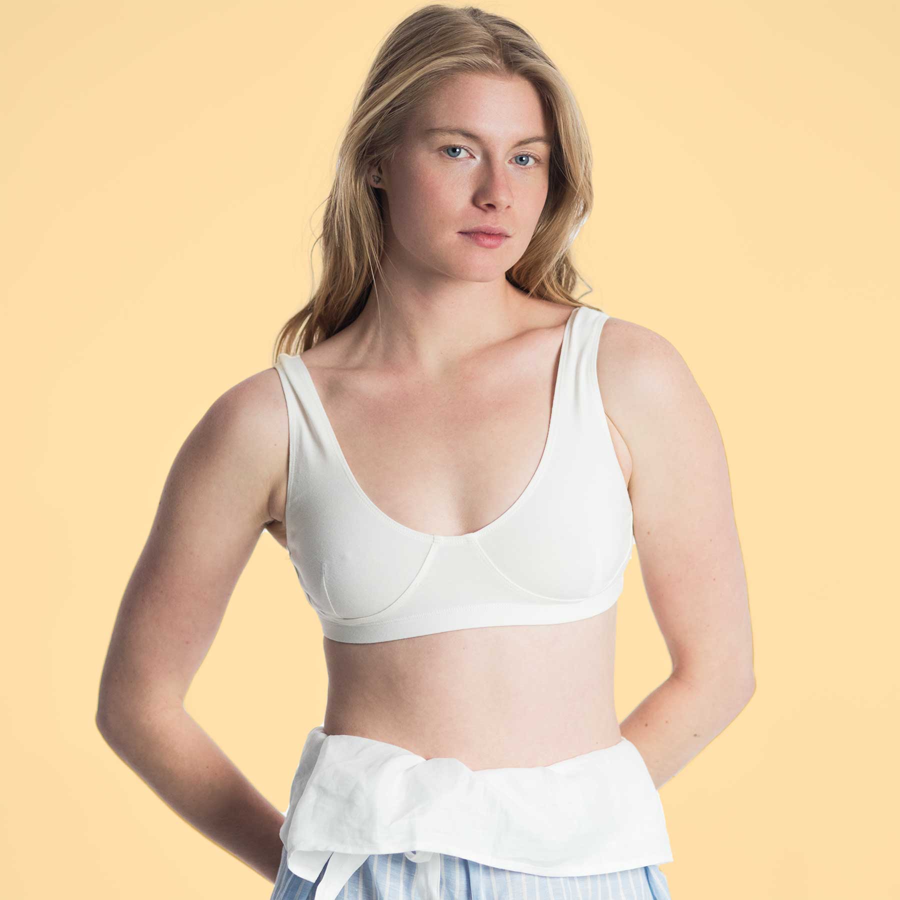 Organic cotton wireless bra, elegant, skin-friendly & breathable (USA) –  Rawganique