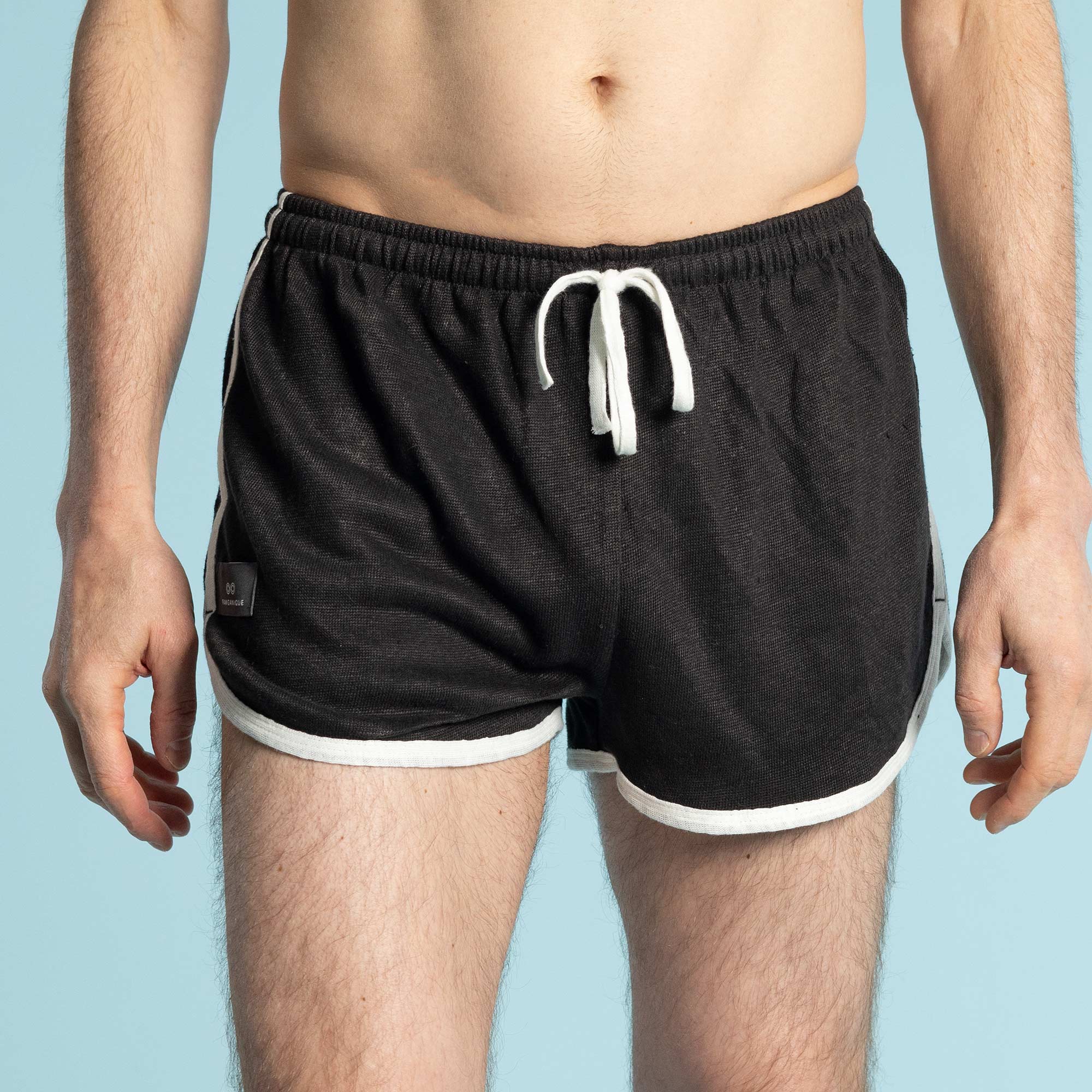 パンツ HEMP SHIRTING CLASSIC FIT SHORTS 100% Organic Hemp Knit Running Shorts Gym Shorts (Single Layer
