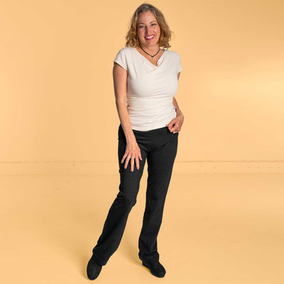 organic cotton bootcut pants