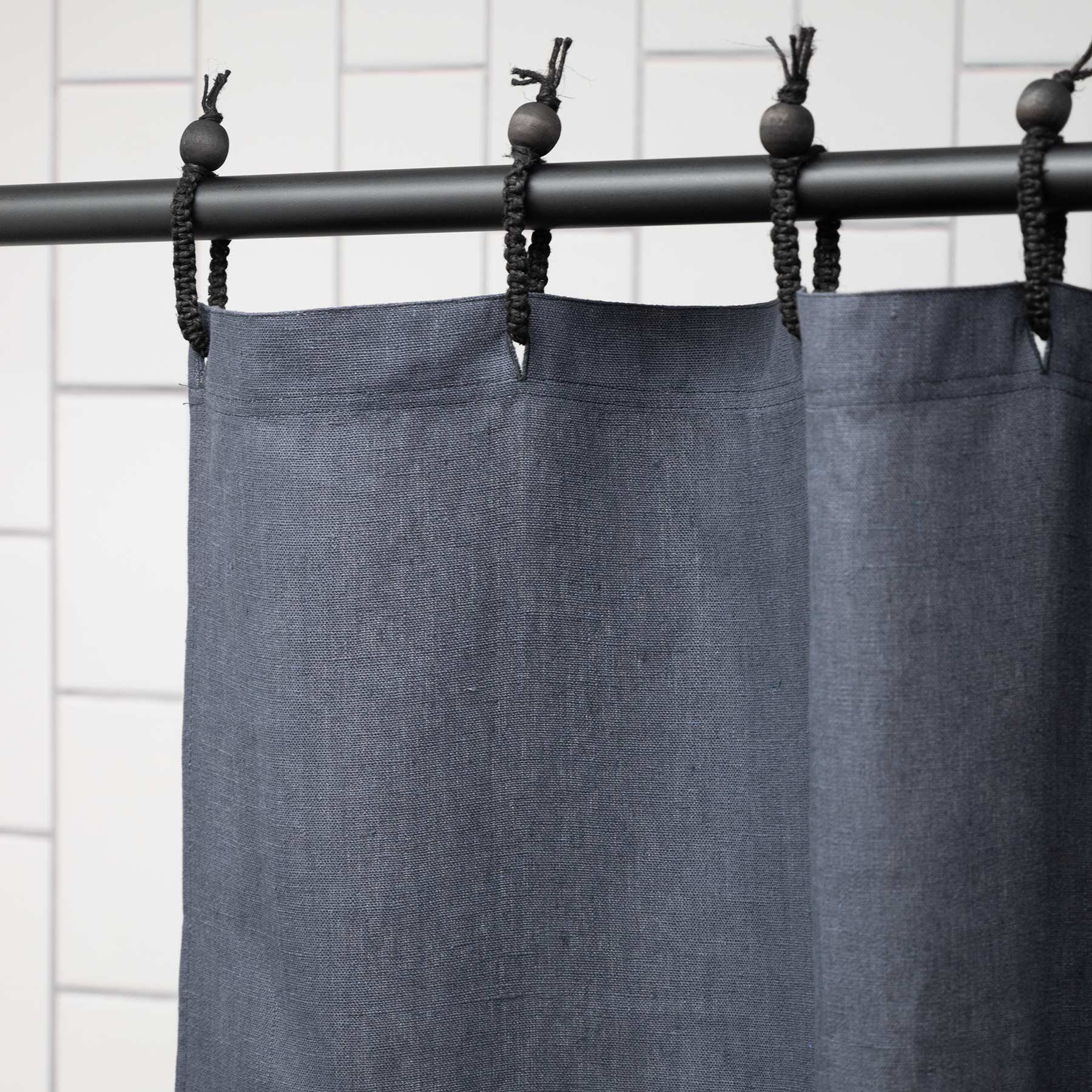 100 Organic Hemp Shower Curtain (Full Size) (PVCFree, ChemicalFree