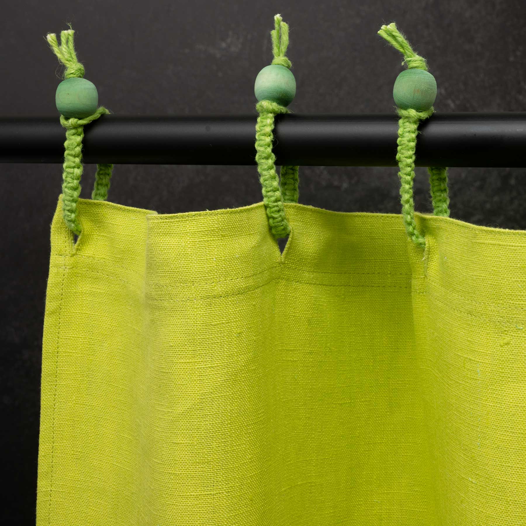 100 Organic Hemp Shower Curtain (Full Size) (PVCFree, ChemicalFree