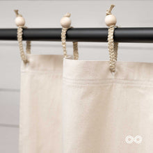 Load image into Gallery viewer, 100% organic cotton shower curtain