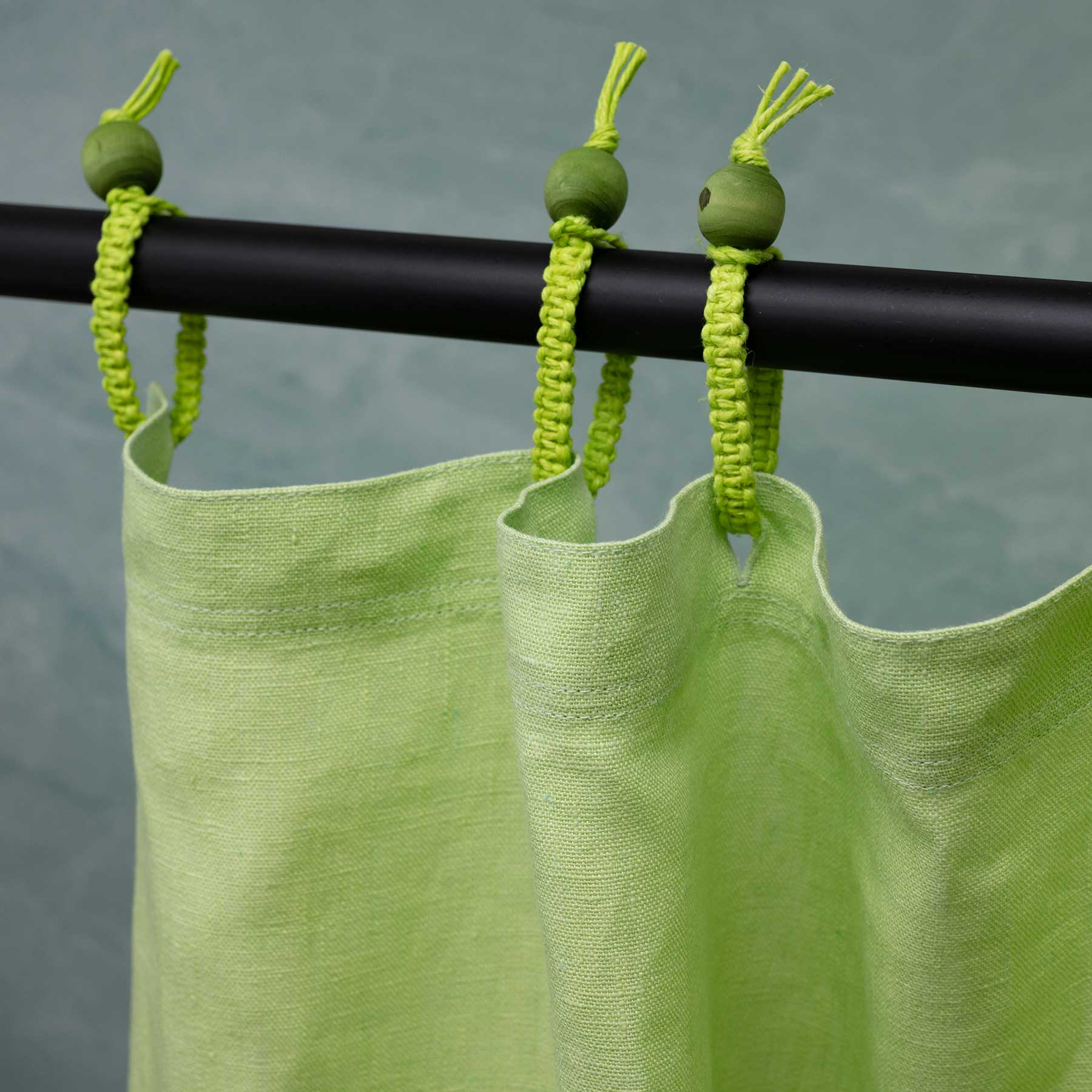 100 Organic Hemp Shower Curtain (Full Size) (PVCFree, ChemicalFree