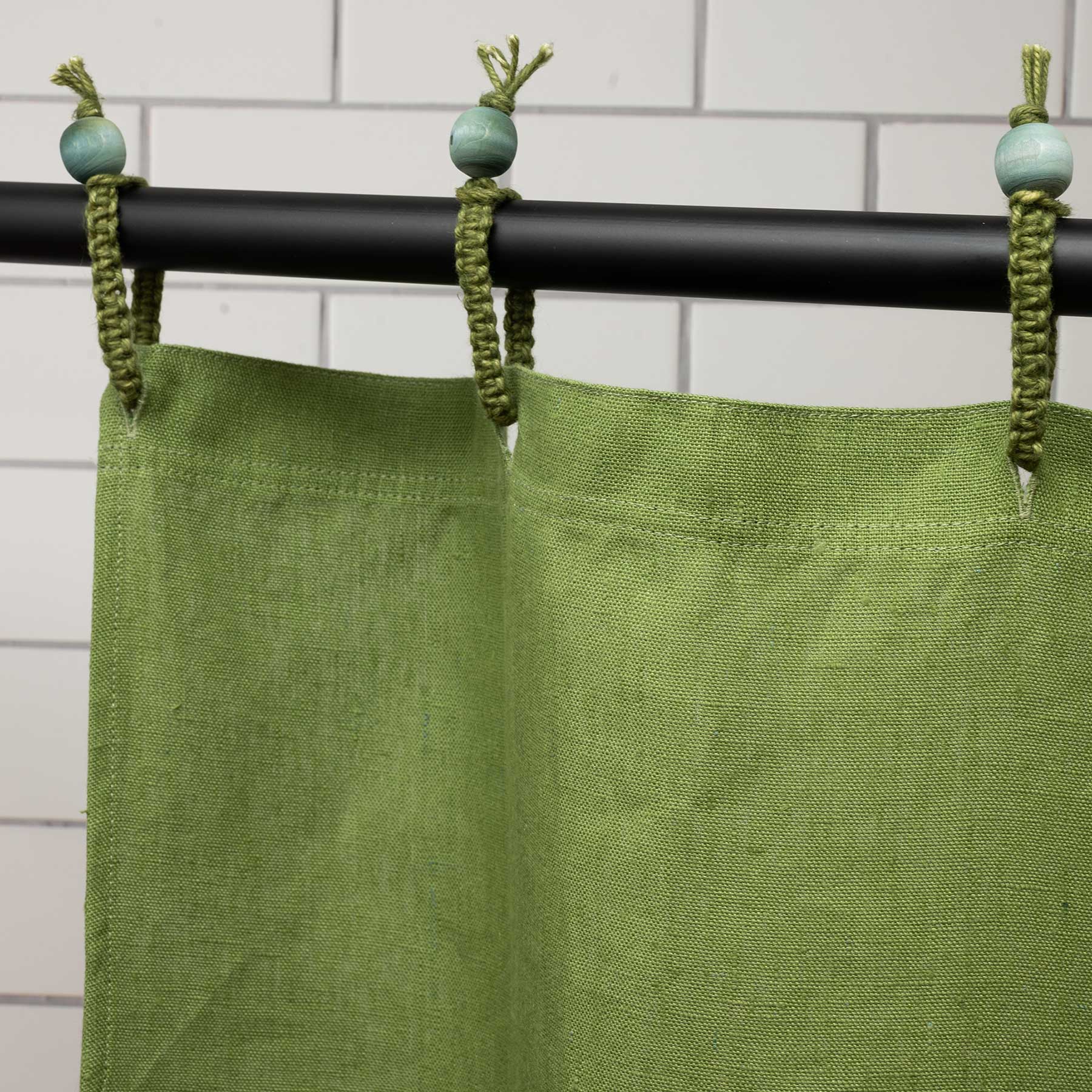 100 Organic Hemp Shower Curtain (Full Size) (PVCFree, ChemicalFree