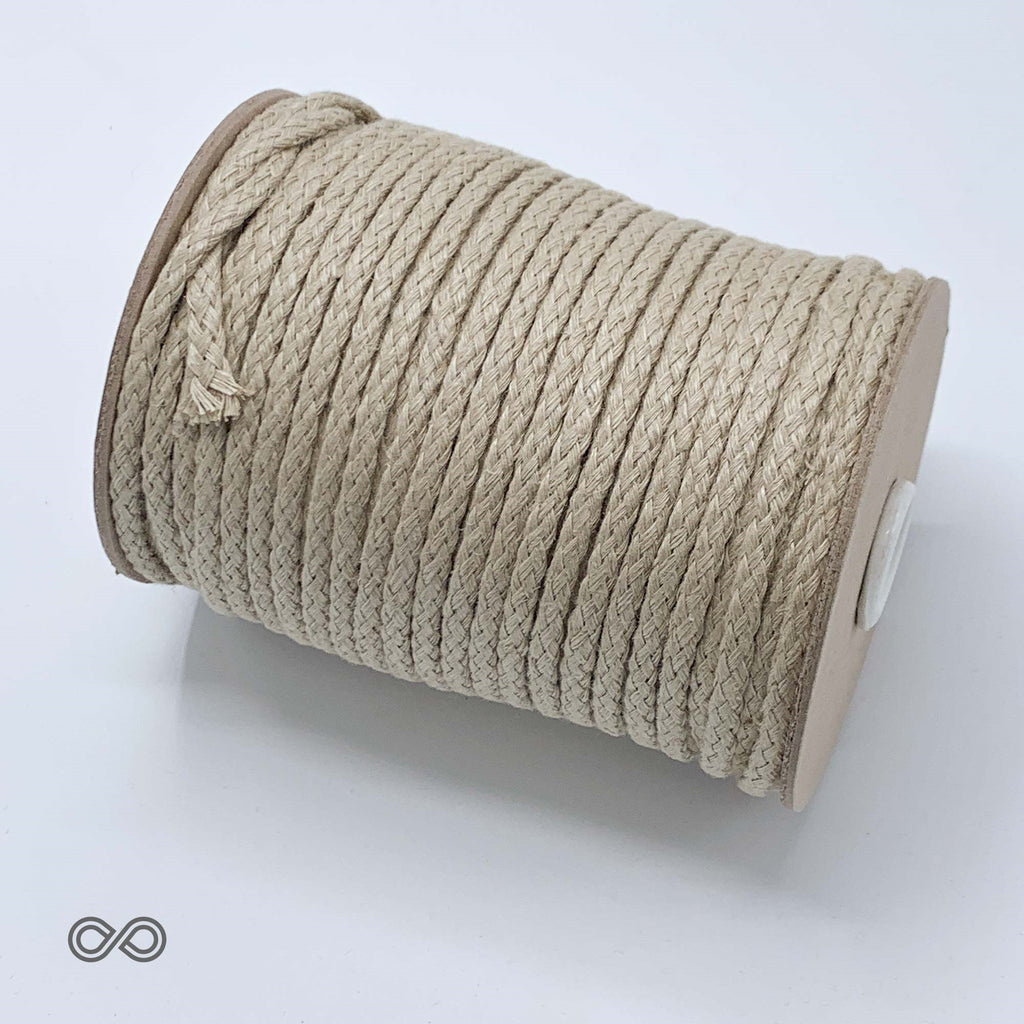 4.5mm Hemp Braided Cord (50m roll; ~164')