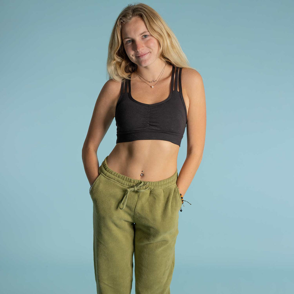 organic cotton sports bra made in usa