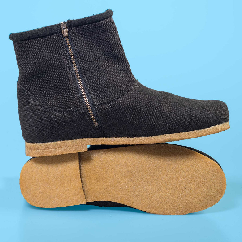 hemp winter boots