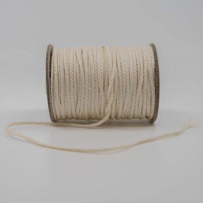 2.2 mm Hemp Braided Cord (50m roll, ~164') (100% Biodegradable)